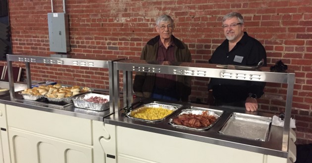 Trinity Funeral Home serves breakfast to homeless